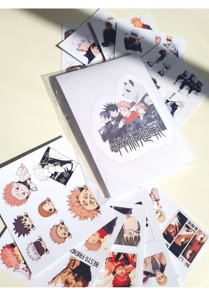Jujutsu Kaisen Sticker Seti modelleri