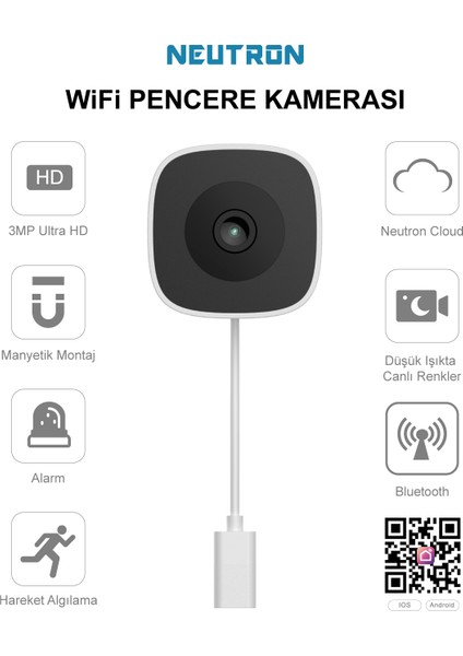 NTL-IP15GS-3MP Wifi Pencere Kamerası fiyatları