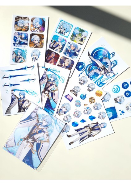 Genshin Impact Ayato Sticker Seti