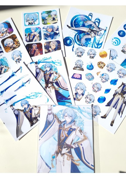 Genshin Impact Ayato Sticker Seti fiyatları
