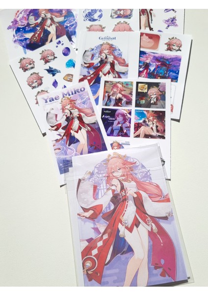 Yae Miko Sticker Seti fiyatları