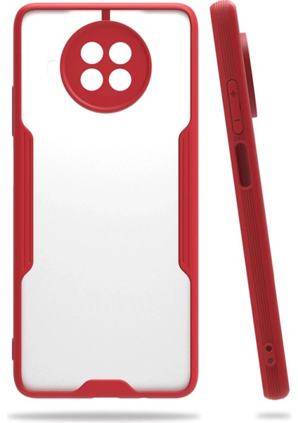 Newface Xiaomi Mi 10T Lite Kılıf Platin Silikon - Kırmızı