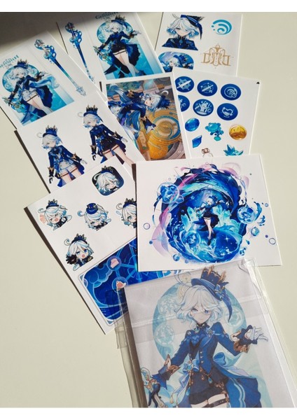 Genshin Impact Furina Sticker Seti fiyatları