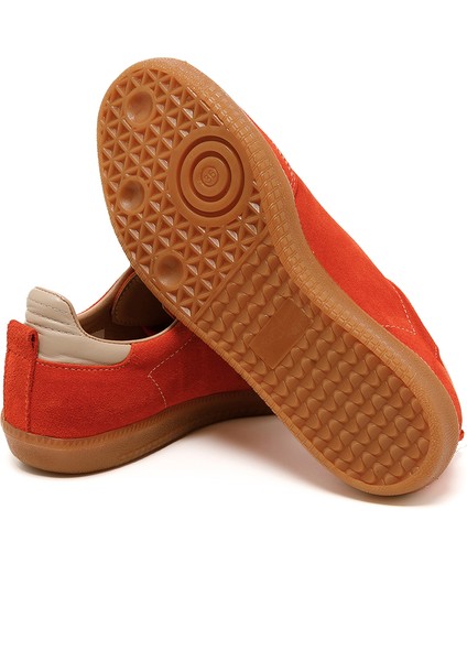 Kadın Sneaker ( Günlük) RC-25Y-088-M-VADE John May Oranj Süet-Bej Cilt
