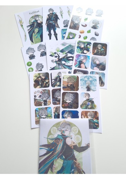 Genshin Impact Alhaitham Sticker Seti
