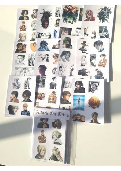 Attack On Titan Sticker Seti fiyatları