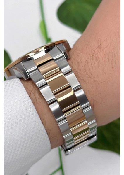 Çelik Kordon&kasa Erkek Kol Saati Gümüş-Rose ST.1.10184-4 ZMST001 fırsatları