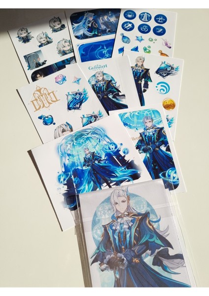 Genshin Impact Neuvillette Sticker Seti fiyatları
