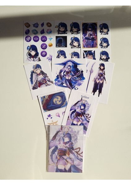 Genshin Impact Raiden Sticker Seti