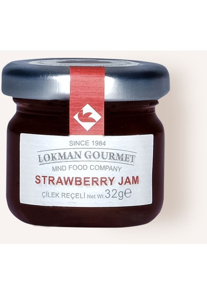 Gourmet Organik Çilek Reçeli Cam Kavanoz 32 gr x 50 Adet fiyatları