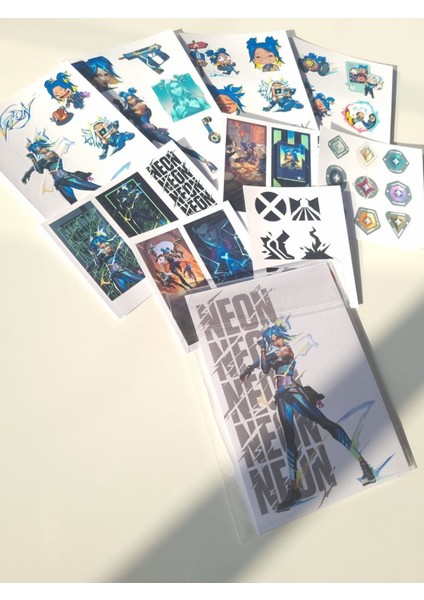 Valorant Neon Sticker Seti fiyatları