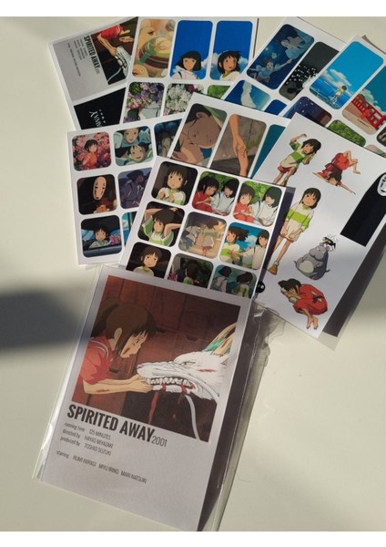 Ghibli Spirited Away Sticker Seti