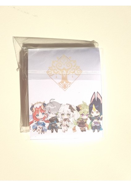 Genshin Impact Sumeru Emote Sticker Seti modelleri