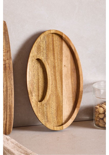 Akasya Bölmeli Oval Sunum Tabağı 25X14 cm fiyatları