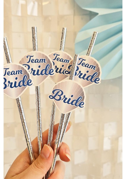 Bride Pipet Seti Marin Konsept Bekarlığa Veda Bride Party Süslü Pipet Takımı 5 Li fiyatları