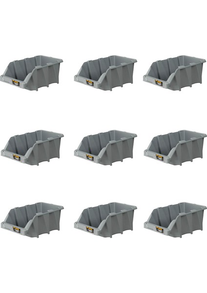 Avadanlık Gri G-30 (217X360X155 Mm) 9 Adet