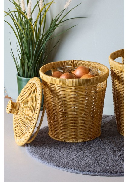 Bansko 2'li Açık Kahverengi Patates Soğan Sepeti modelleri