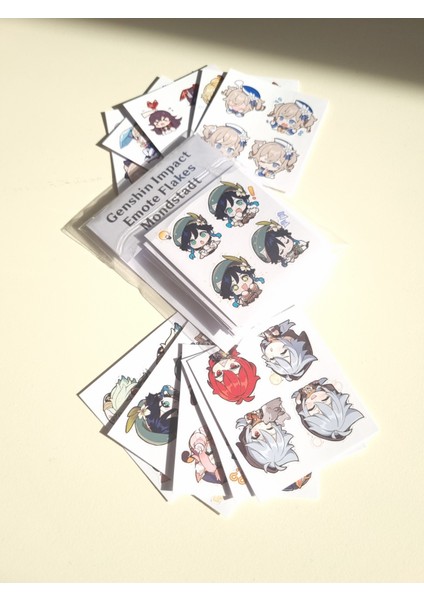Genshin Impact Bütün Uluslar Emote Sticker Seti indirimleri