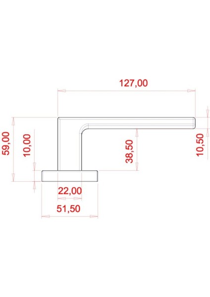 Adnoss Erkul Paytak Inox Kapı Kolu (Wc) fiyatları
