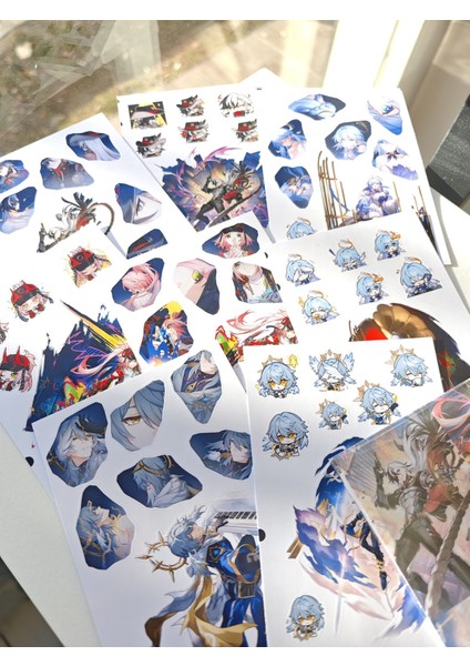 Honkai Star Rail Sunday , Robin , Boothill , Rappa Sticker Seti (1 Paket 58ADET Sticker) fırsatları