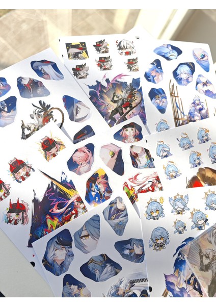 Honkai Star Rail Sunday , Robin , Boothill , Rappa Sticker Seti (1 Paket 58ADET Sticker) indirimleri