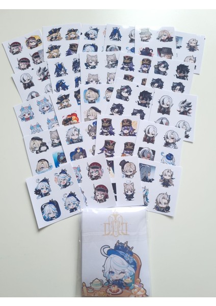 Genshin Impact Fontaine Sticker Seti fiyatları