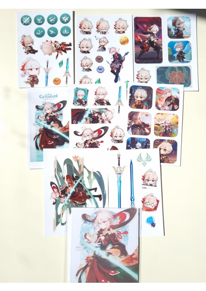 Genshin Impact Kazuha Sticker Seti