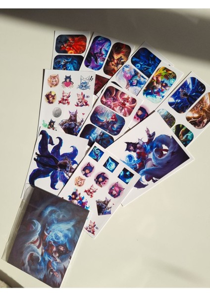 Ahri Sticker Seti modelleri