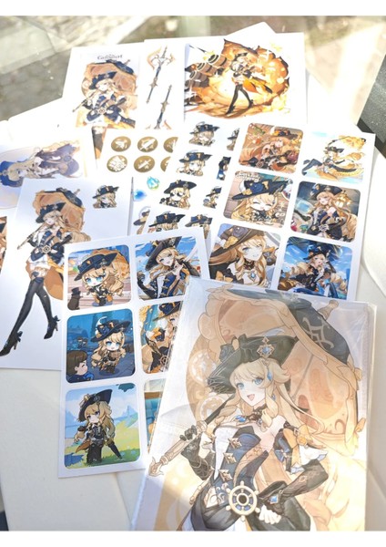 Genshin Navia Sticker Seti (1 Paket 55 Adet Sticker) fiyatları