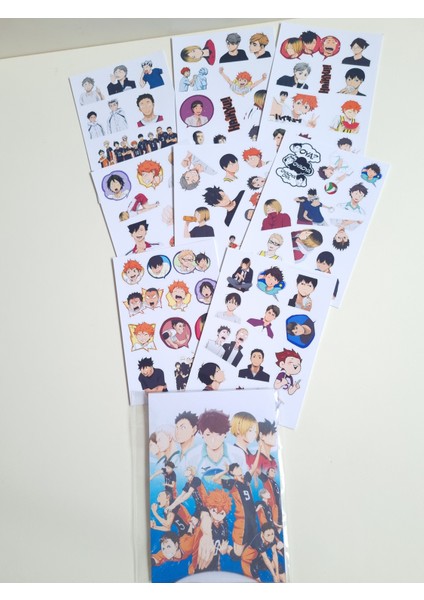 Haikyuu Sticker Seti (72 Adet Sticker) fiyatları
