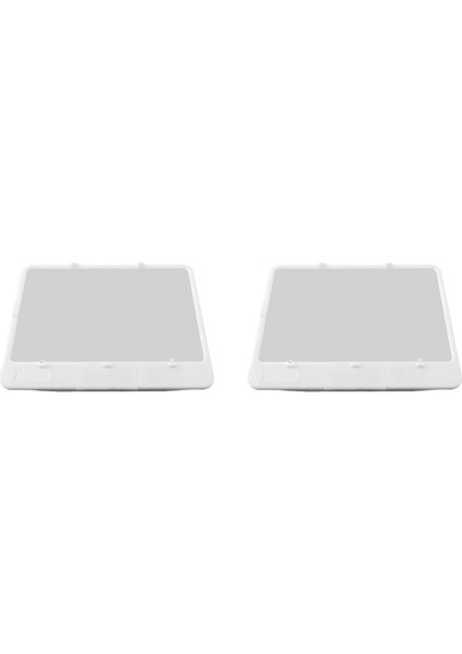 2pcs Candy Asi-Tv-On-Tv As Top Sayfa Kitap Büyüteç ve Işık Sayfa 3x Daha Büyük, Optik Sınıf, Parlama Önleyici Beyaz (Yurt Dışından)