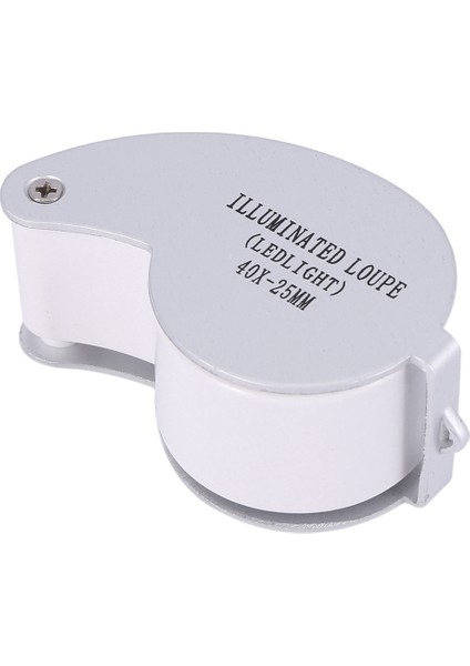 2pcs 40 x 25MM Cam Lens Kuyumcu Led-Sılver ile Büyüteç (Yurt Dışından) fırsatları