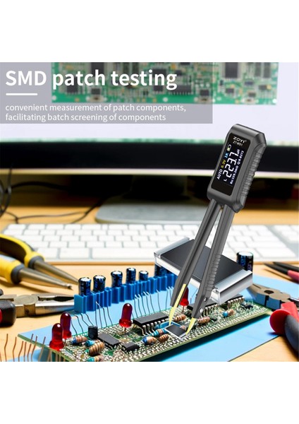 Lcr Tweezers Köprüsü Zt-Md1 Yama Direnç Endüksiyon Kapasitör Bileşen Testi (Yurt Dışından)