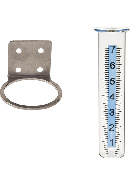 Yağmur Göstergesi Paslanmaz Çelik Çit Montaj Braketi Dış Bahçe Avlusu Ev Için Yağmur Göstergesi Yedek Tüp (Yurt Dışından)