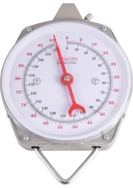 100KG 220LBS Asma Ölçek Kapasite Alaşım Mekanik Asma Ölçekler 2 Kanca (Yurt Dışından) fırsatları