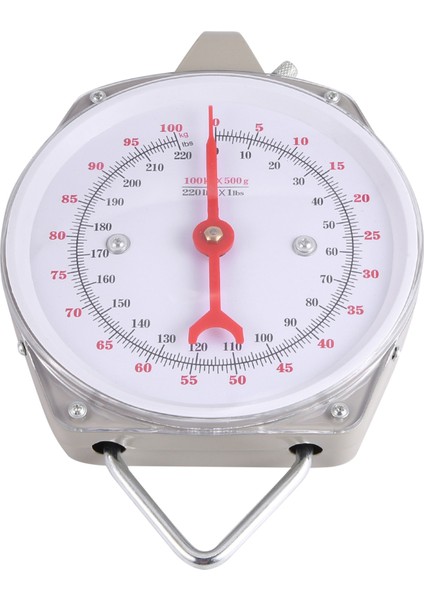 100KG 220LBS Asma Ölçek Kapasite Alaşım Mekanik Asma Ölçekler 2 Kanca (Yurt Dışından) indirimleri