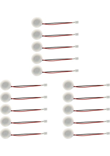 15 Pcs 20MM 1.7mhz Ultrasonik Mist Maker Fogger Seramik Diskleri Tel ve Sızdırmazlık Halkası Hemiberfier Aksesuarları (Yurt Dışından)