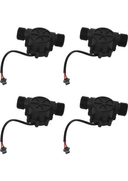 4pcs Su Akış Sensörü DN25 DC3.5-24V 1 Inç 2-100L/DAK Salon Akışmetre Isı Pompası Su Isıtıcı Akış Ölçer Anahtarı Sayacı (Yurt Dışından)