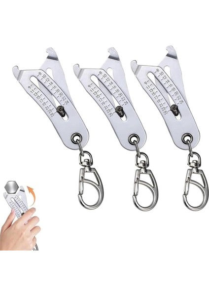 Scomeri Nut Sizer, Iplik Boyutu Doğrulama Aracı, Scomeri Taşınabilir Iplik Boyutu Denetleyicisi Anahtarlık (Yurt Dışından) fiyatları