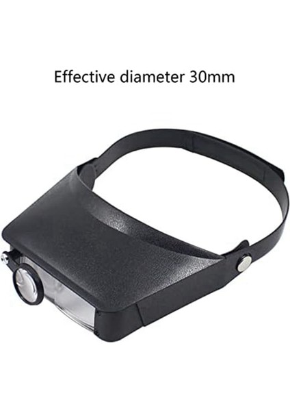 2pcs Slimline Kafa Bandı Büyüteç 6 Lensli, Baş Monte Okuma Büyütme Cam 1.5X/3X/9.5X/11X Destekli Onarımı (Yurt Dışından) indirimleri