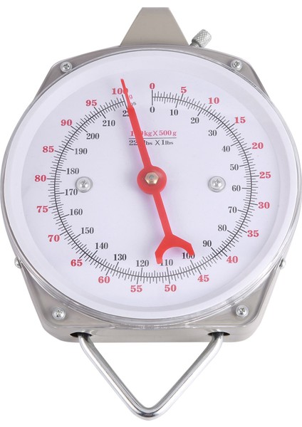 100KG 220LBS Asma Ölçek Kapasite Alaşım Mekanik Asma Ölçekler 12 Kanca (Yurt Dışından) fırsatları