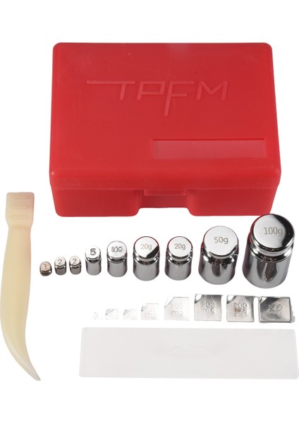 17PCS 211.1G 10MG-100G M2 Set Gram Hassas Kalibrasyon Ağırlığı Dijital Ölçek (Yurt Dışından)