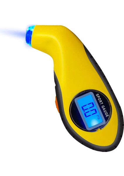 Bisiklet Yüksek Hassas Tpressure Gauge Dijital LCD Backlight Araba Bisiklet Motosiklet Mini Hava Basınç Monitörü Anti Sızıntı (Yurt Dışından)