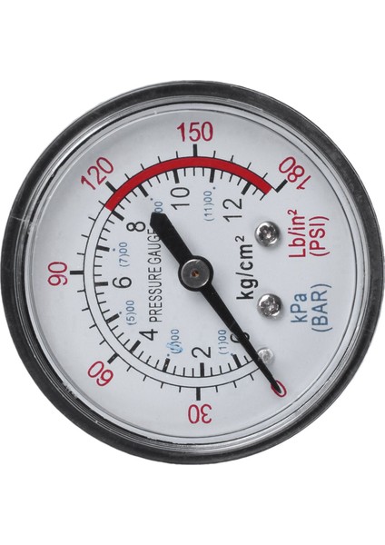 2x Tur 0-180 Psı 13MM 1/4bsp Çap Çapı Karşılaştırıcı Hava Manometresi, Siyah (Yurt Dışından) indirimleri