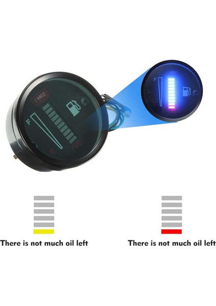 2x 24V 2 Inç 52MM Evrensel Otomobil Motosiklet Yakıt Seviyesi Ölçer Ölçer LED Işık Ekran Yakıt Deposu Gösterge Tekne Kamyonu Rv (Yurt Dışından) fırsatları