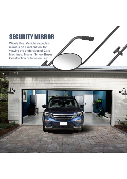 Araç Inceleme Aynası Altında - Tekerlekler ve LED Işık ile 12 Inç Çapında Güvenlik Aynası (Yurt Dışından) indirimleri