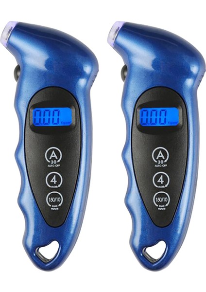 2x Yeni Lastik Hava Basınç Göstergesi Dijital Bisiklet Kamyonu Otomatik LCD Ölçer Test Cihazı Lastik Göstergesi (Yurt Dışından)