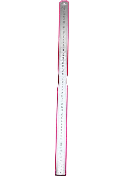2x Paslanmaz Çelik Çift Taraflı Düz ​​kenar Cetveli Ölçüyor 60CM/24 Inç, Gümüş (Yurt Dışından) fiyatları