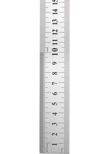 2x Paslanmaz Çelik Çift Taraflı Düz ​​kenar Cetveli Ölçüyor 60CM/24 Inç, Gümüş (Yurt Dışından) modelleri