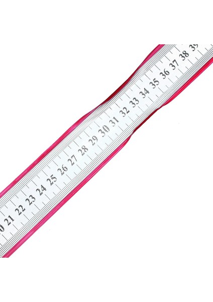 2x Paslanmaz Çelik Çift Taraflı Düz ​​kenar Cetveli Ölçüyor 60CM/24 Inç, Gümüş (Yurt Dışından) fırsatları